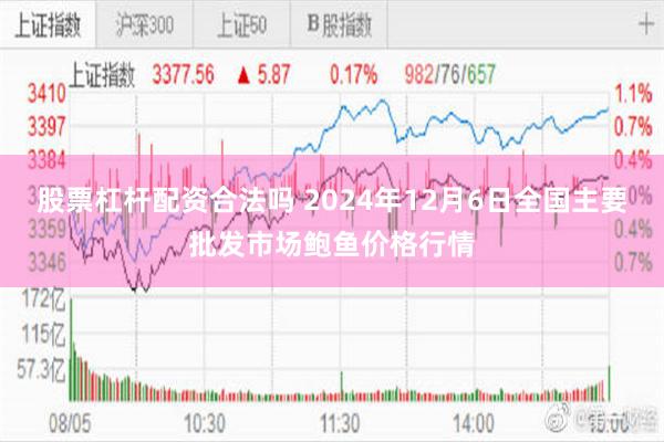 股票杠杆配资合法吗 2024年12月6日全国主要批发市场鲍鱼价格行情